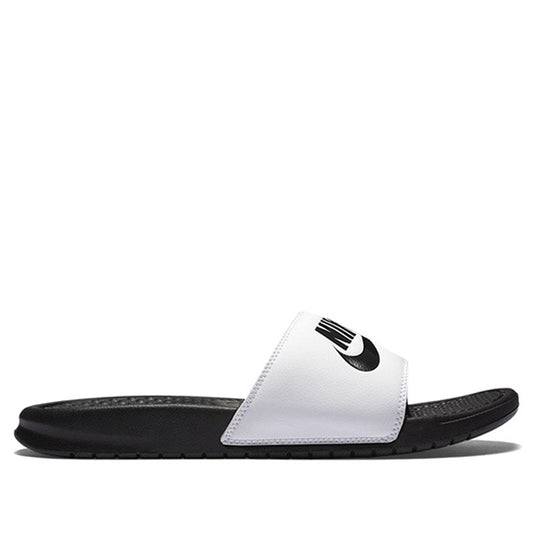 Nike Benassi JDI slides - white/black-black