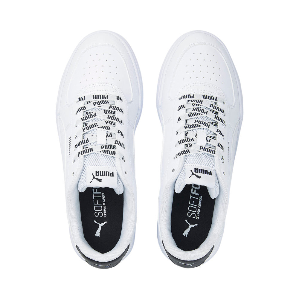 PUMA CAVEN LOGOMANIA - Puma White-Puma White-Puma Black