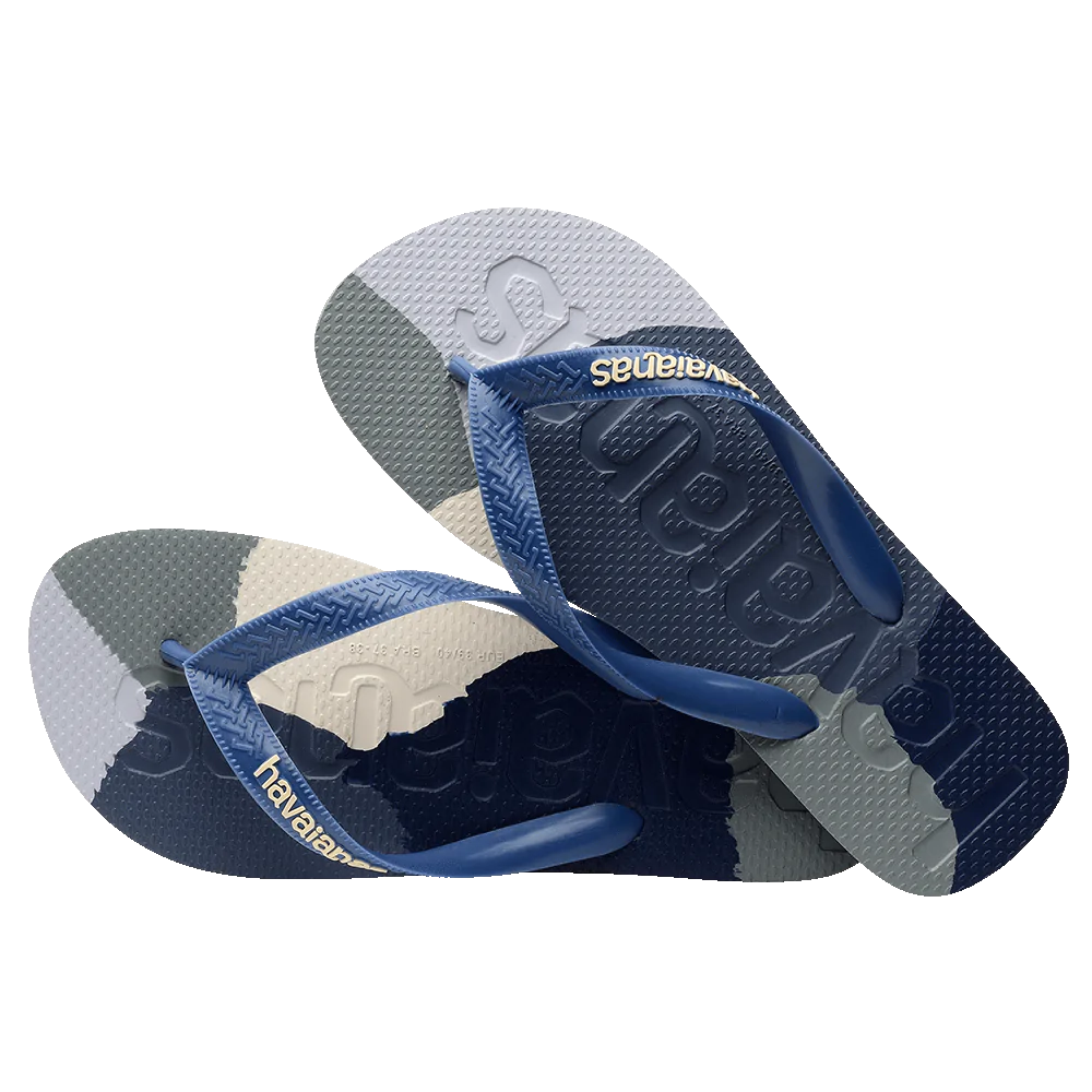 HAVAIANAS TOP LOGO MANIA COLOUR II FC - INDIGO BLUE