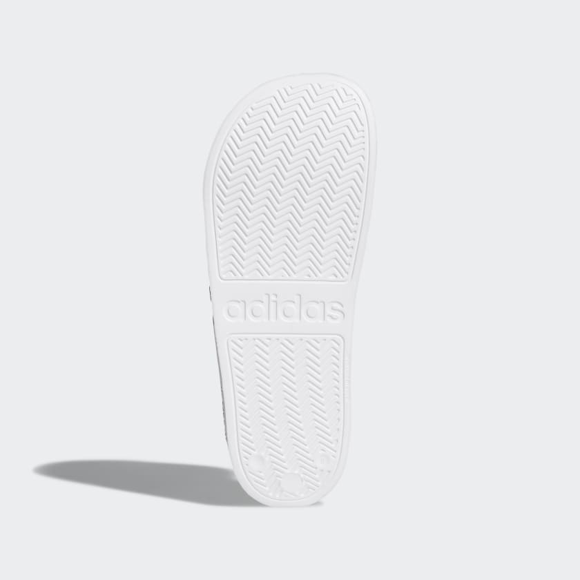 ADIDAS ADILETTE SHOWER SLIDES - Cloud White / Core Black / Cloud White