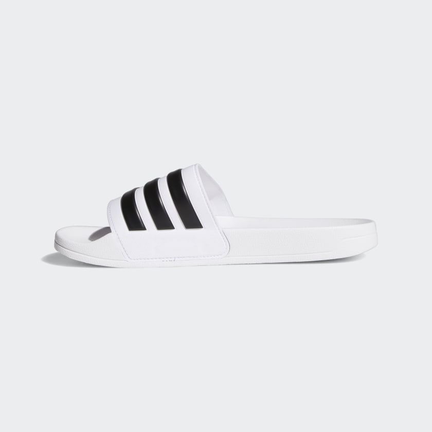 ADIDAS ADILETTE SHOWER SLIDES - Cloud White / Core Black / Cloud White
