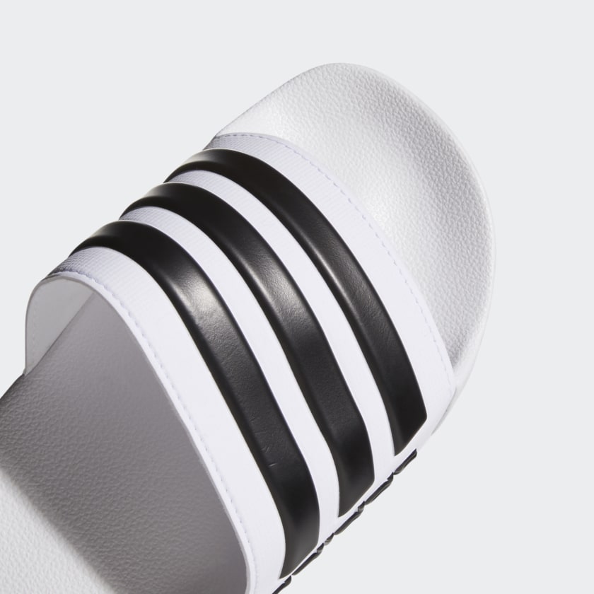 ADIDAS ADILETTE SHOWER SLIDES - Cloud White / Core Black / Cloud White