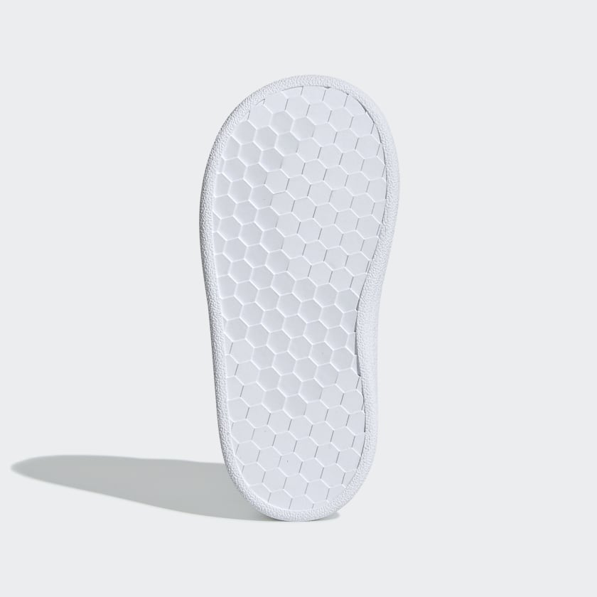 ADIDAS INFANT ADVANTAGE I - Cloud White / Green / Grey Two