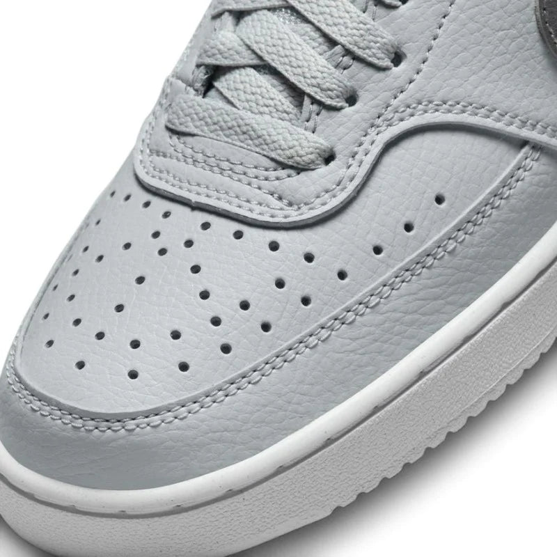 NIKE WOMENS COURT VISION LO NN - PURE PLATINUM/METALLIC SILVER