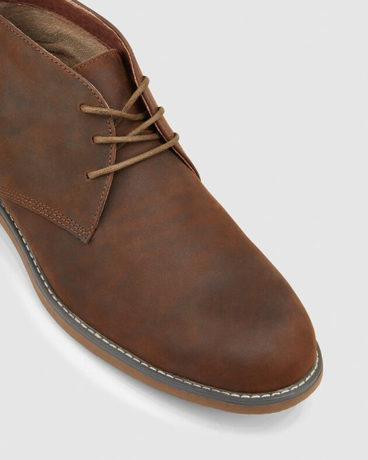 HUSH PUPPIES TERMINAL MAHOGANY RUB