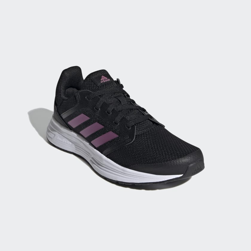 ADIDAS WOMENS GALAXY 5 - Core Black / Cherry Metallic / Cloud White