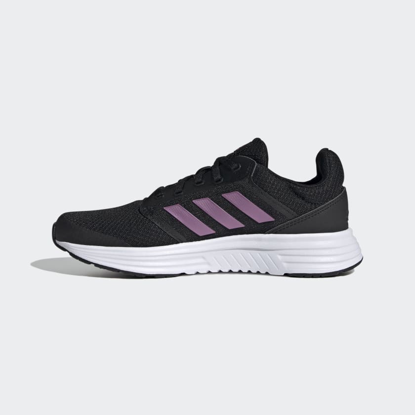 ADIDAS WOMENS GALAXY 5 - Core Black / Cherry Metallic / Cloud White