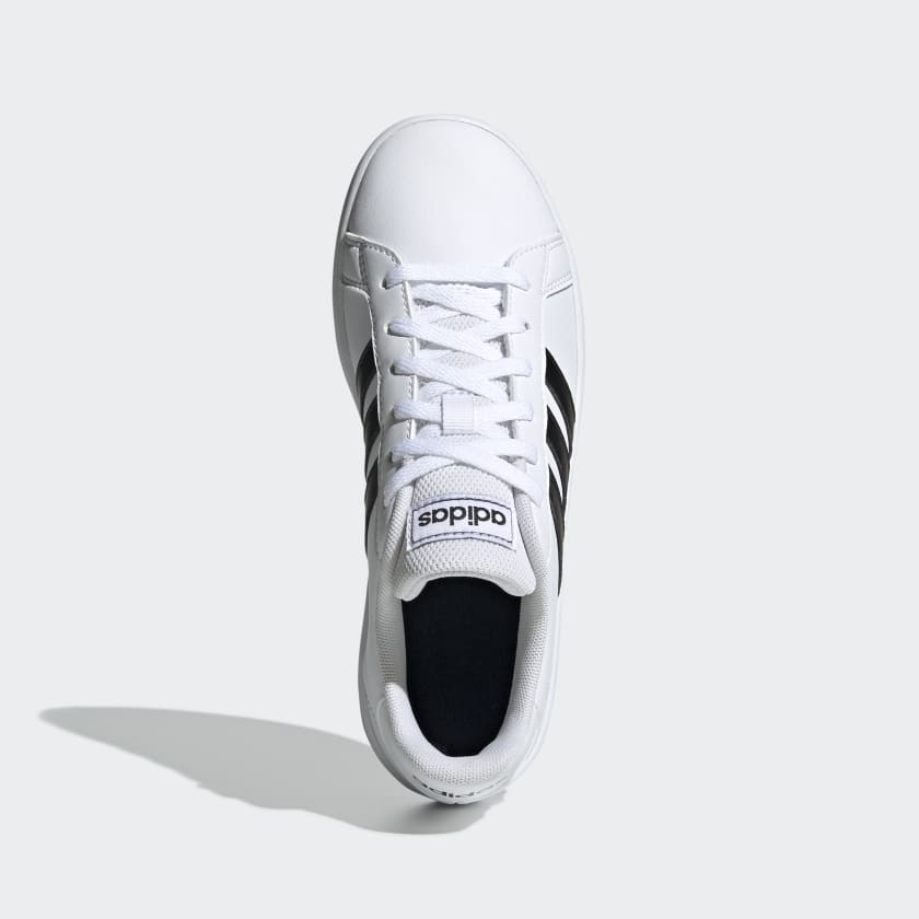 ADIDAS GRAND COURT KIDS - Cloud White / Core Black / Cloud White