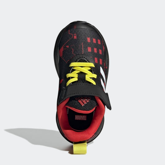 ADIDAS INFANT MARVEL SUPER HERO ADVENTURES FORTARUN - Core Black / Cloud White / Vivid Red