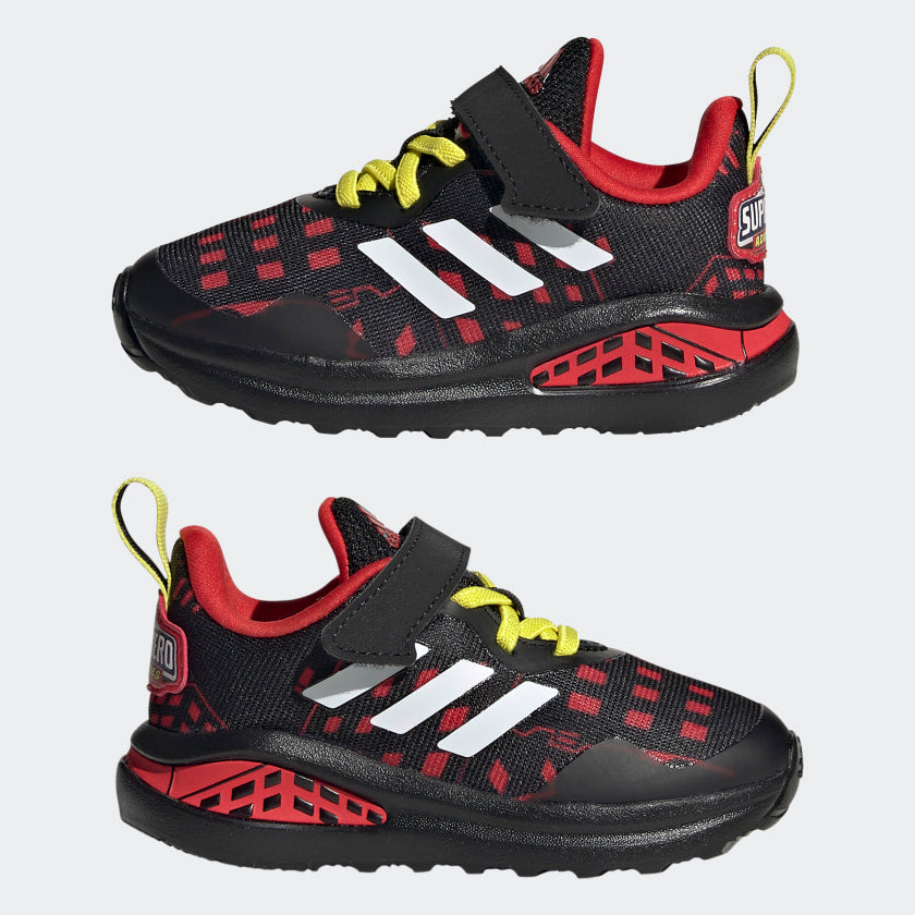 ADIDAS INFANT MARVEL SUPER HERO ADVENTURES FORTARUN - Core Black / Cloud White / Vivid Red