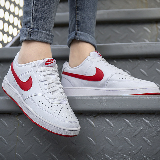 NIKE COURT VISION LOW - White/University Red