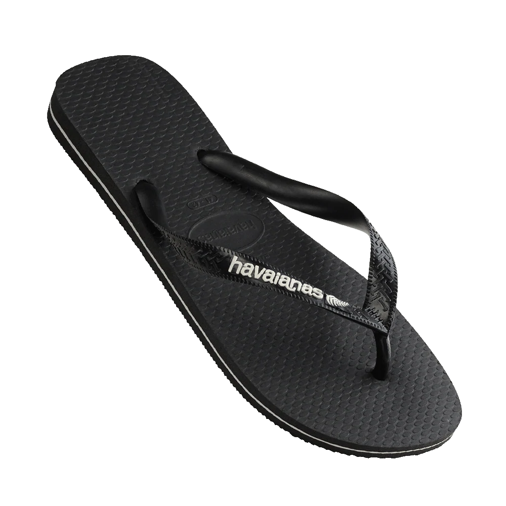 HAVAIANAS SILVER FERN - BLACK