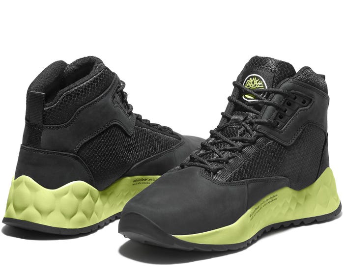 TIMBERLAND MEN'S SOLAR WAVE MID BOOT - BLACK NUBUCK