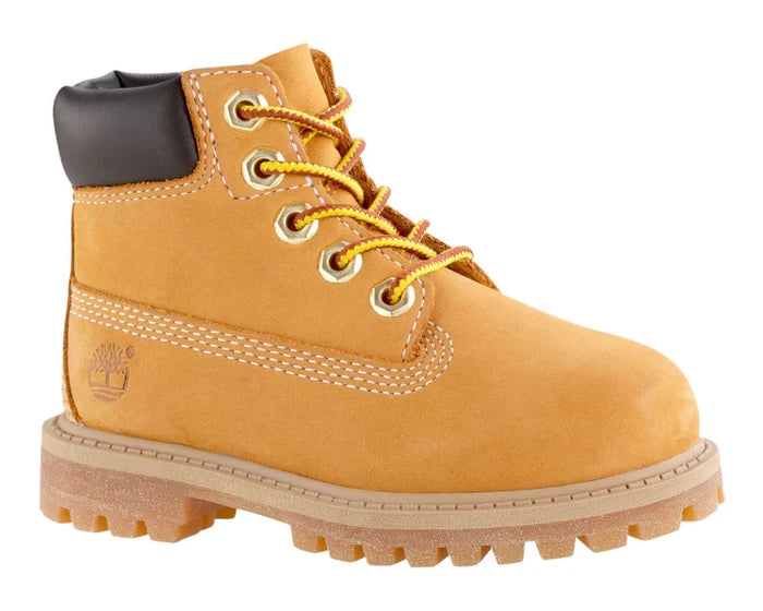 TIMBERLAND TODDLER 6-INCH PREMIUM WATERPROOF BOOT - WHEAT NUBUCK