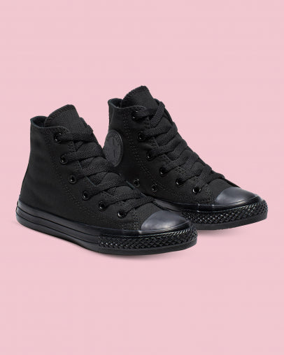 CONVERSE KIDS CHUCK TAYLOR ALL STAR HI - BLACK/BLACK