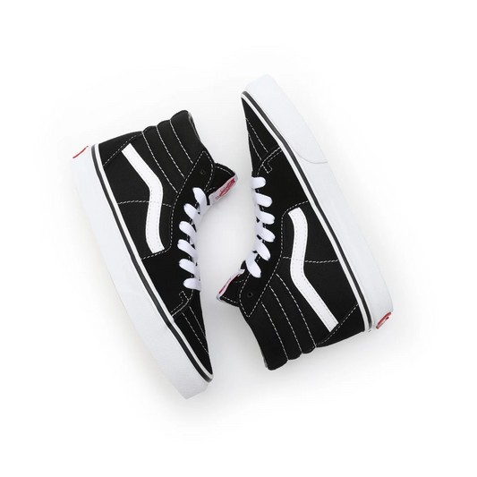 VANS KIDS SK8 HI - BLACK/TRUE WHITE