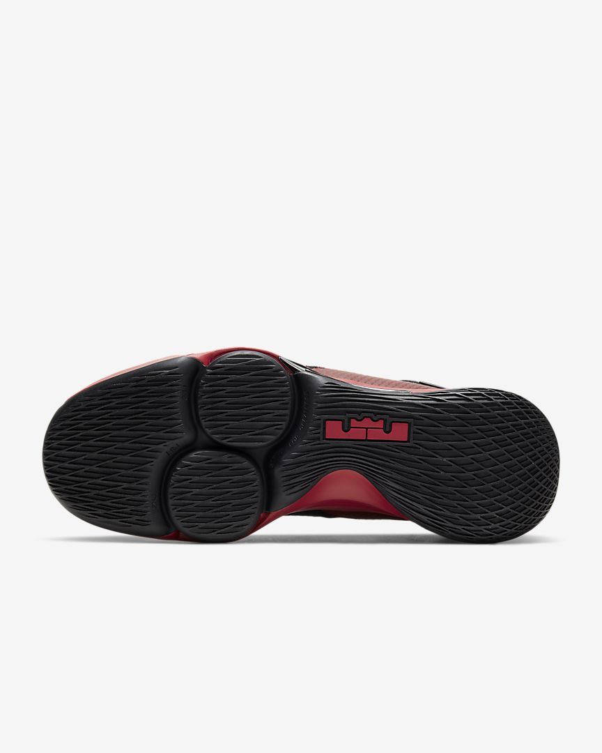 NIKE LEBRON WITNESS IV - BLACK/ GYM RED-BRIGHT CRIMSON