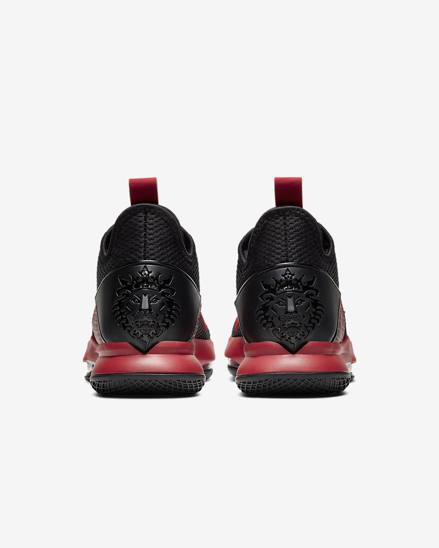 NIKE LEBRON WITNESS IV - BLACK/ GYM RED-BRIGHT CRIMSON