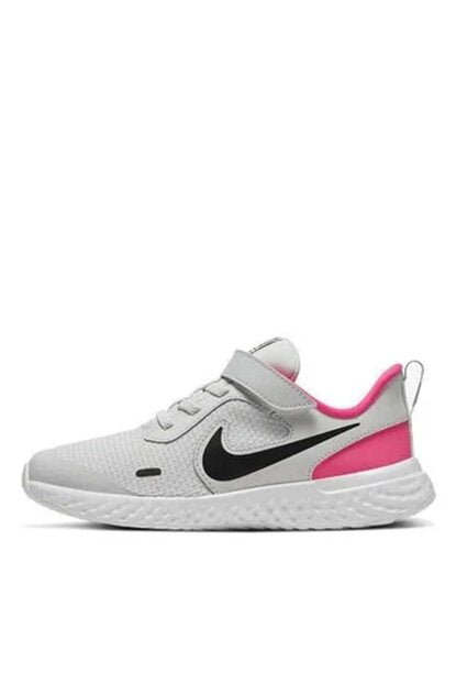 NIKE KIDS NIKE REVOLUTION 5 PSV - PHOTON DUST/BLACK-HYPER PINK
