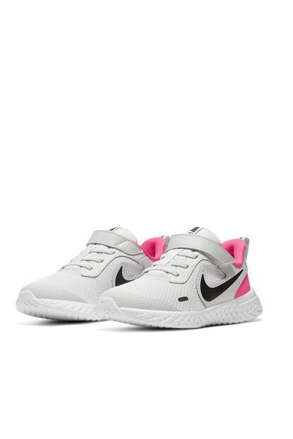 NIKE KIDS NIKE REVOLUTION 5 PSV - PHOTON DUST/BLACK-HYPER PINK