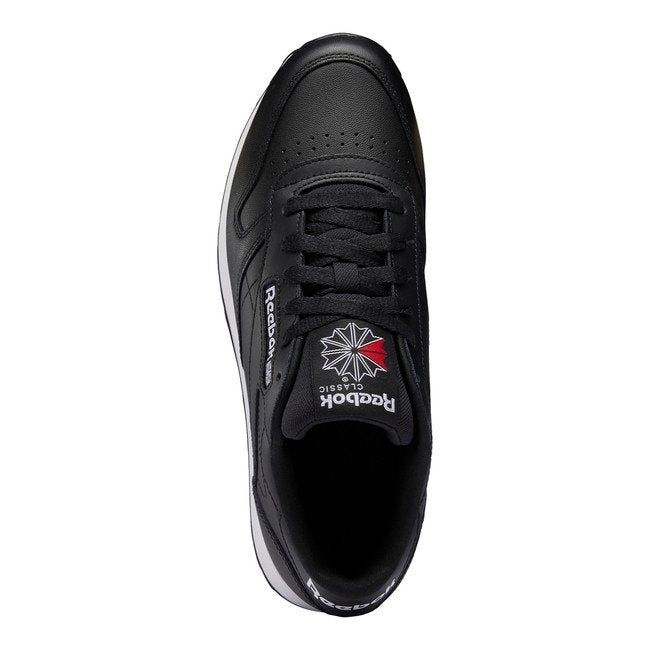 REEBOK WOMENS CLASSIC LEATHER RIPPLE - CORE BLACK/CORE BLACK/FTWR WHITE