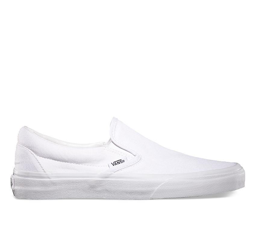 VANS CLASSIC SLIP ON - TRUE WHITE